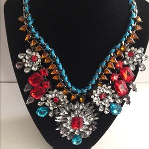 Colorful, statement piece necklace.